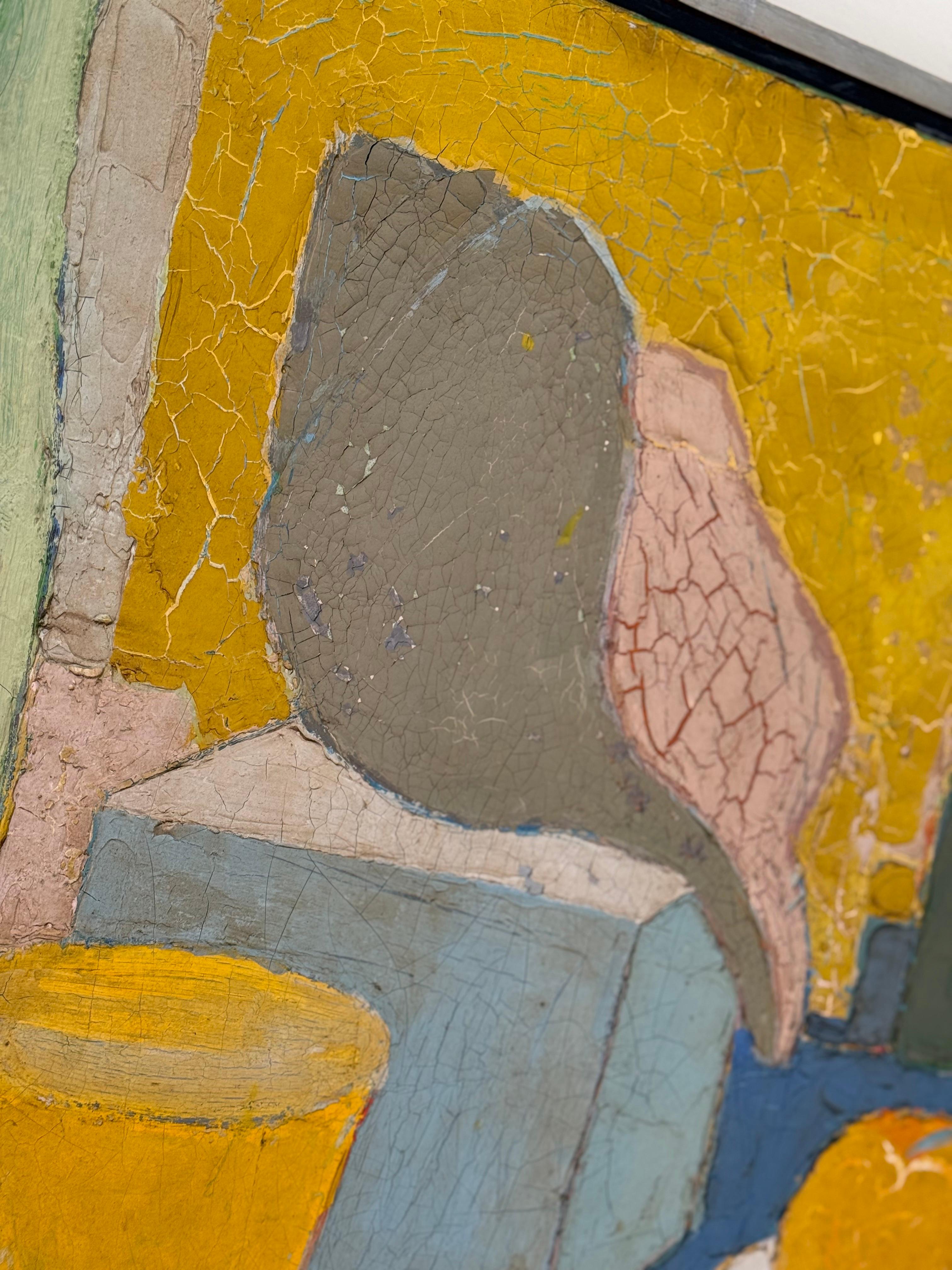 Impasto Stillleben Öl auf Leinwand im Angebot 2