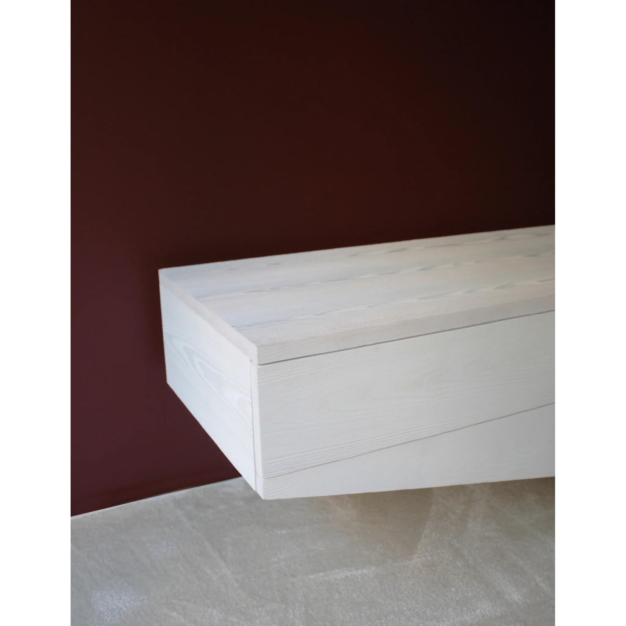 Altro Impavido 240 Armadio in larice sabbiato bianco e rovere grigio di Casa Casati in vendita