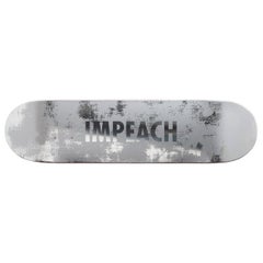 Impeach 'Wood' Skateboard Deck by Jenny Holzer