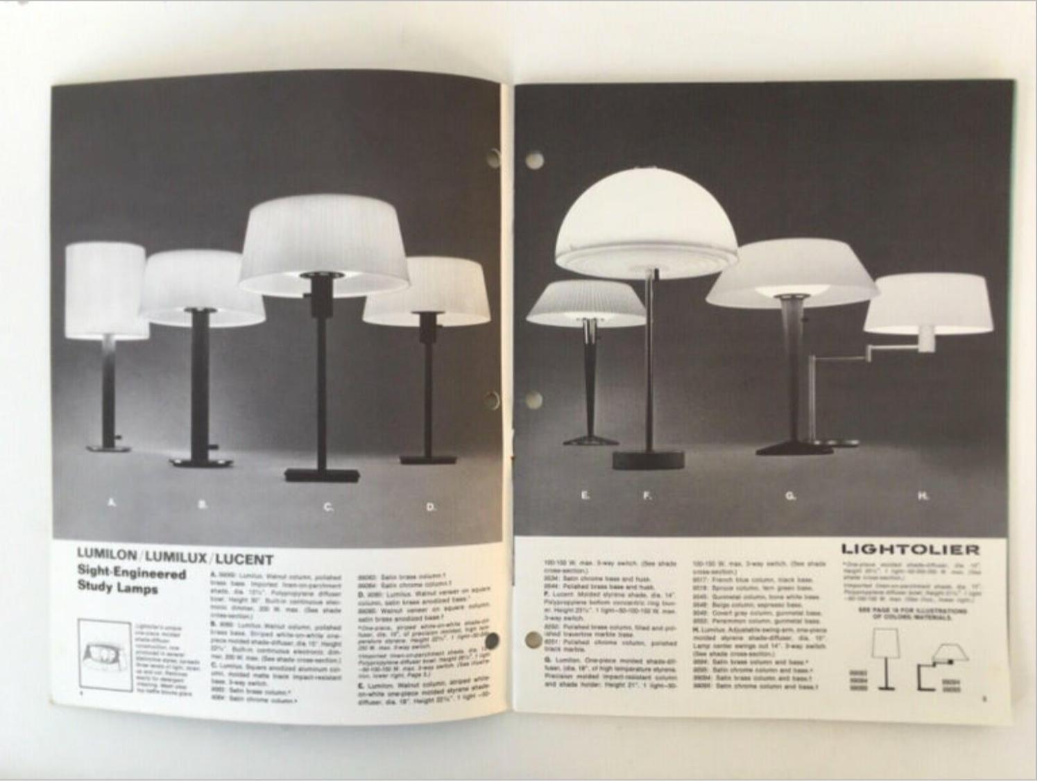 Lumilux Studielampe mit ausziehbarer Armlehne von Gerald Thurston für Lightolier, unvergleichlich (Gebürstet) im Angebot