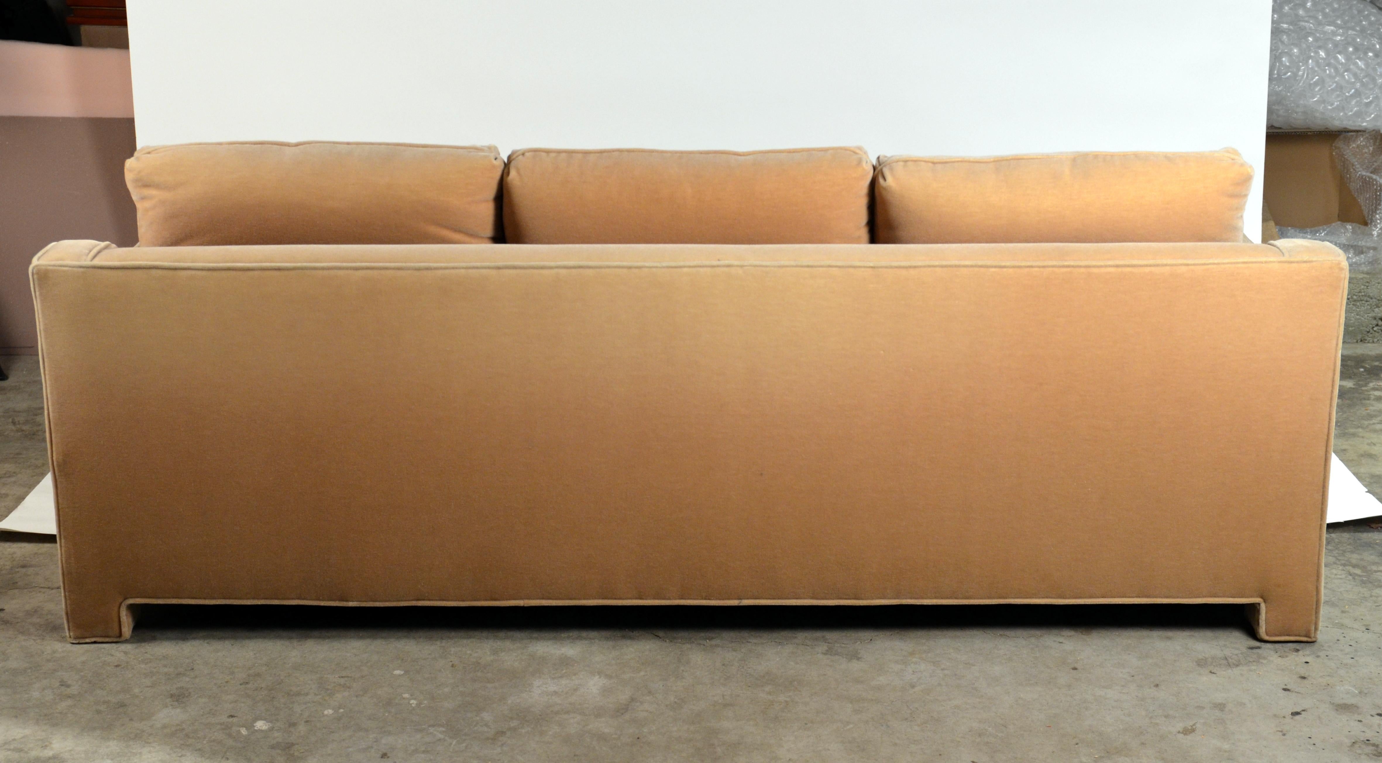 The 'Verneuil' Mohair Sofa by Design Frères In New Condition For Sale In Los Angeles, CA