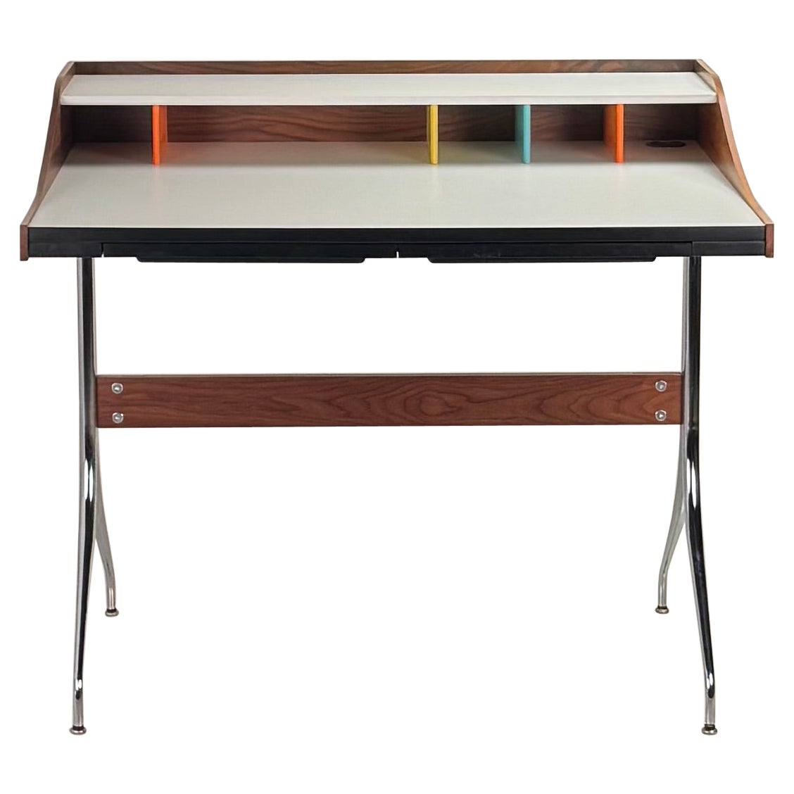 Makelloser Swag Leg-Schreibtisch von George Nelson für Herman Miller im Angebot