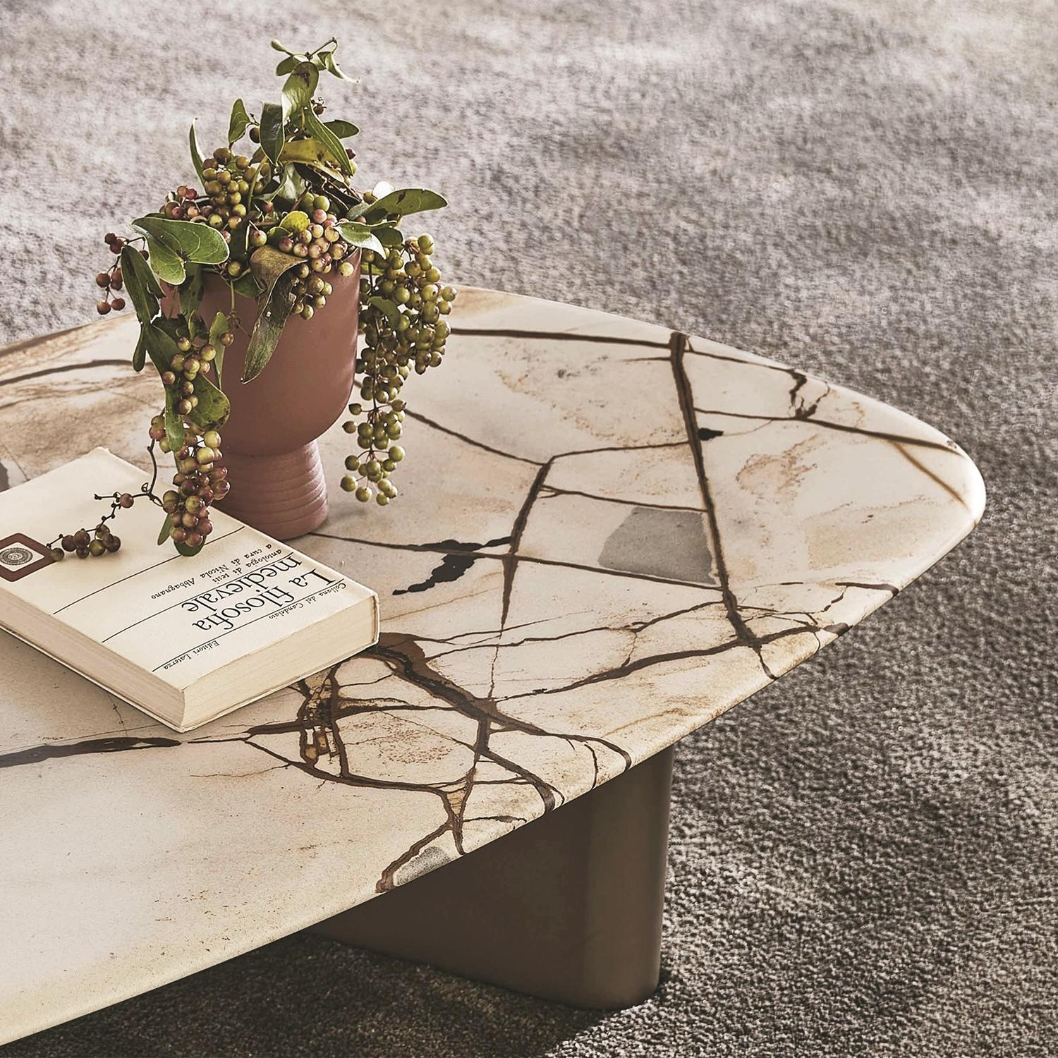 Contemporary Imperial Marble Coffee Table For Sale