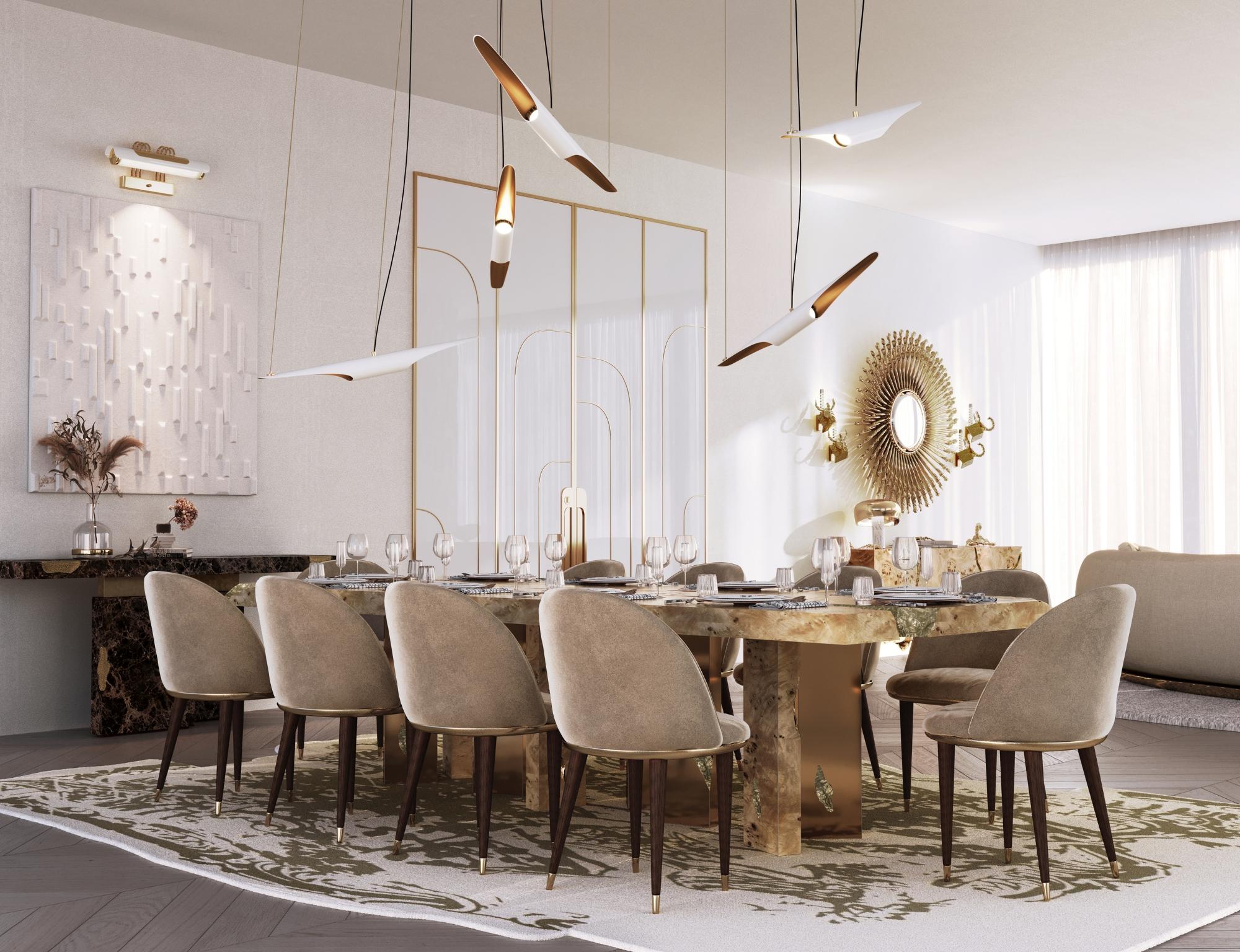 Imperfectio Dining Chair - Hand-Crafted Brass Wood & Upholstery - Boca do Lobo For Sale 5