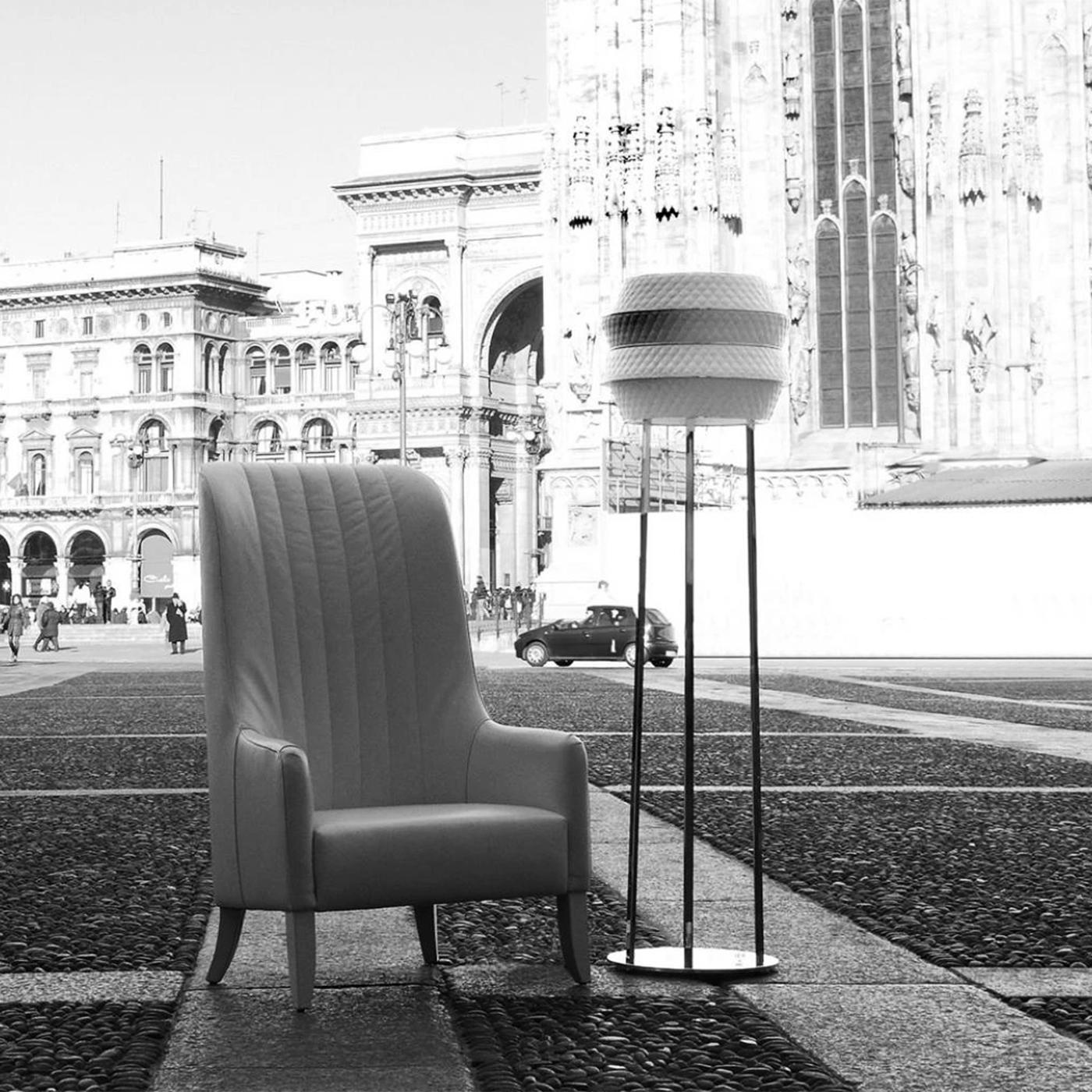Leather Imperial Armchair For Sale
