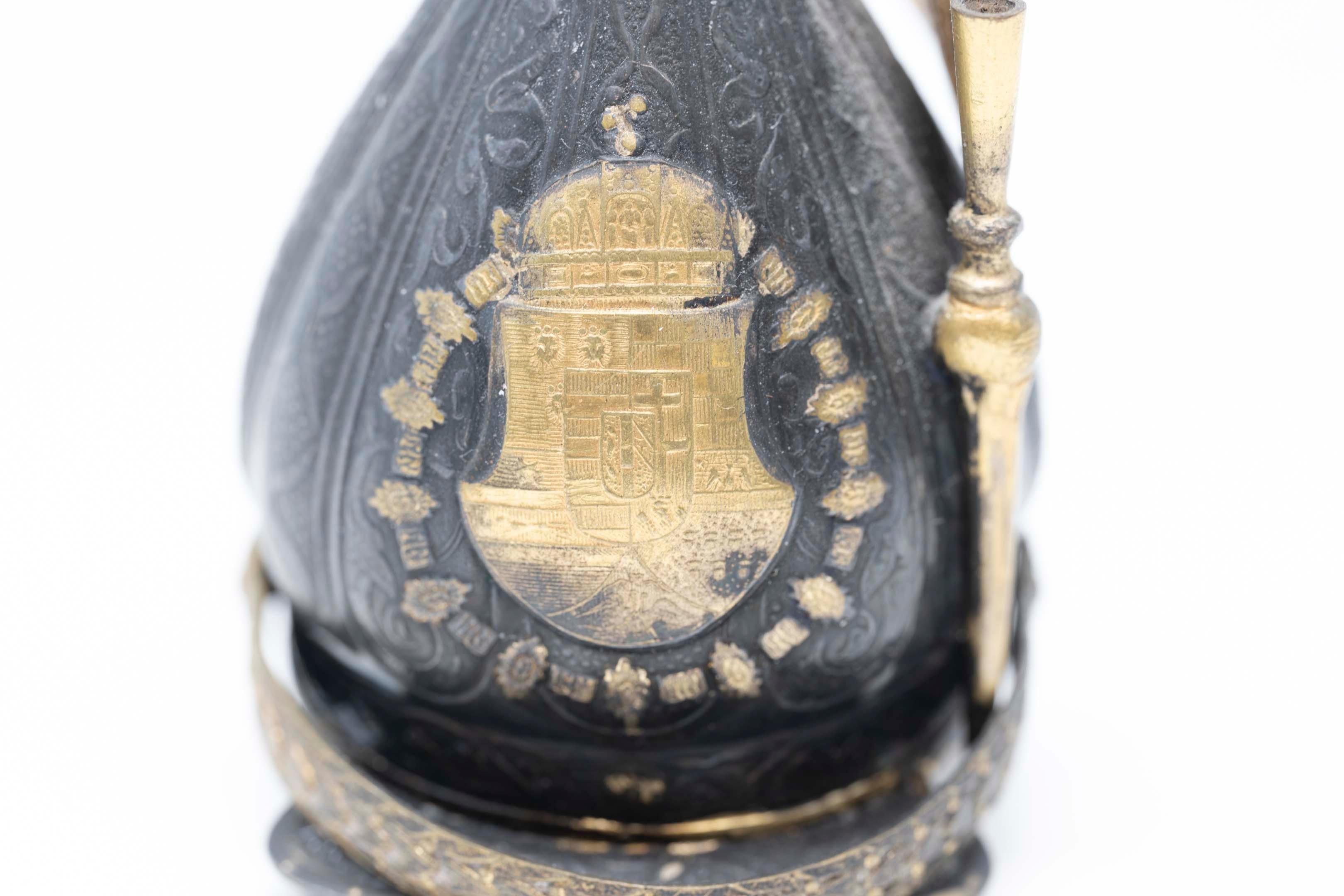 Women's or Men's Imperial Austrian Court Miniature Royal Hungarian Crown Guard Helmet