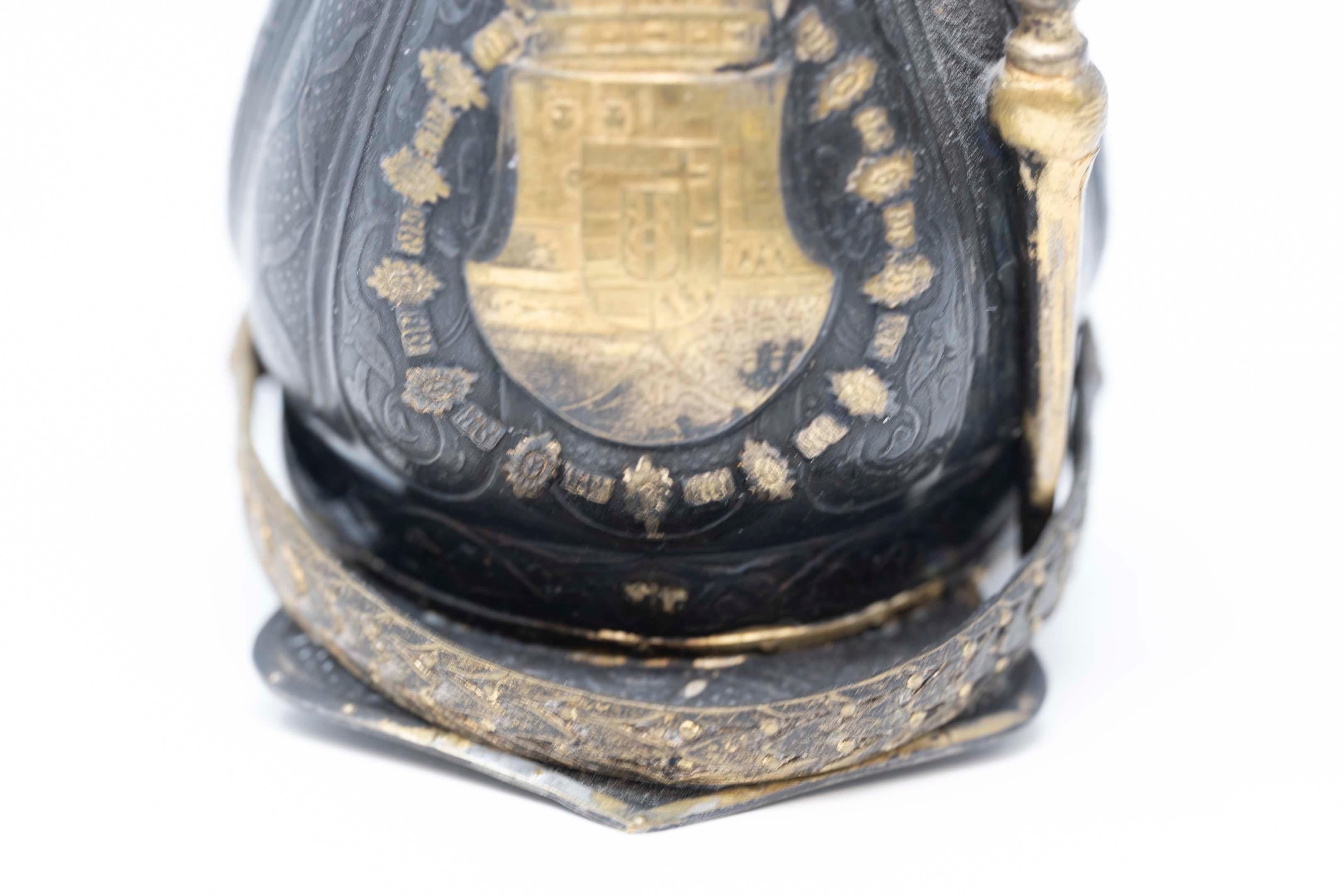 Imperial Austrian Court Miniature Royal Hungarian Crown Guard Helmet 1
