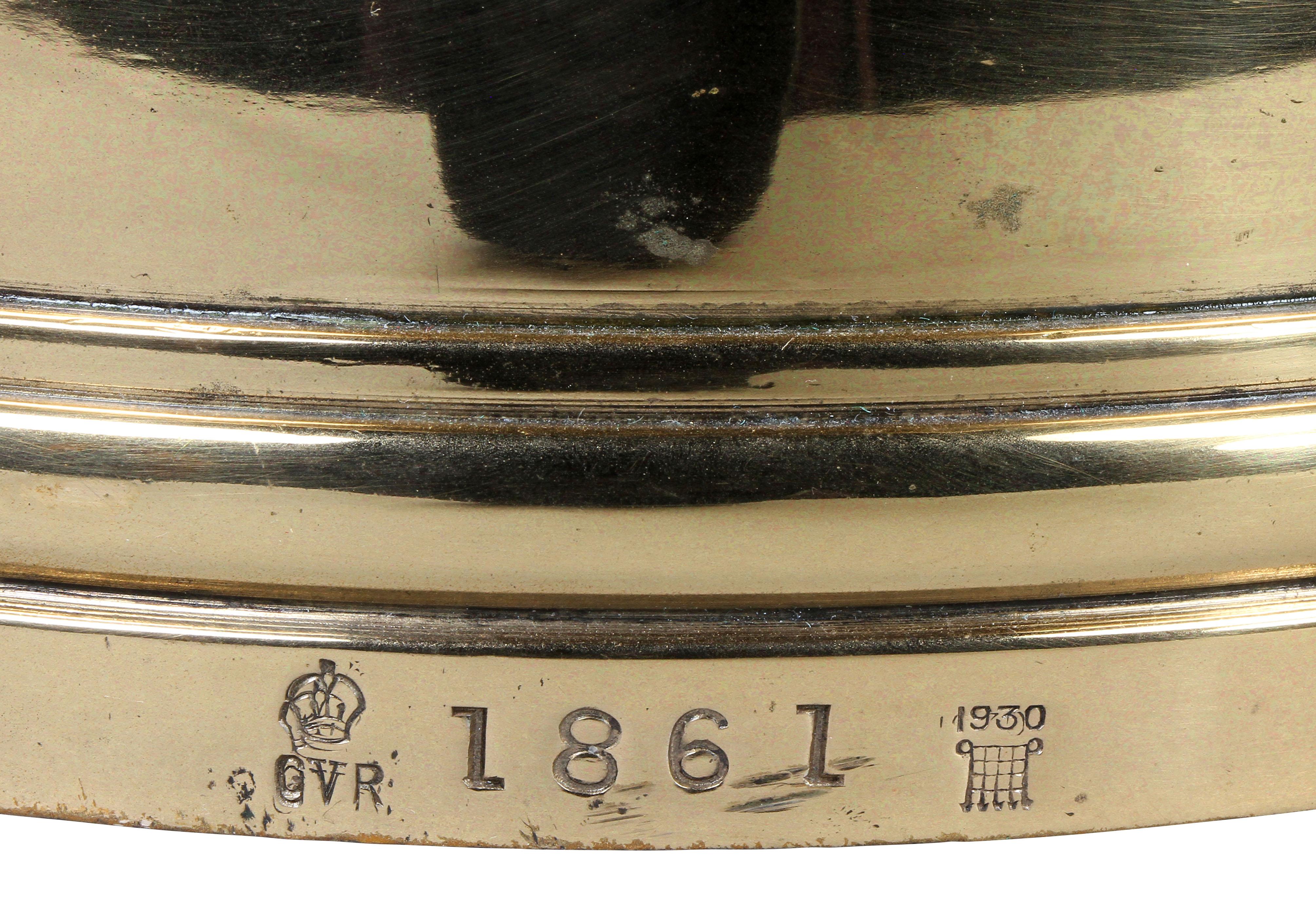 Imperial Bronze Gallon Measure from County of Gloucester England Dated 1834 3