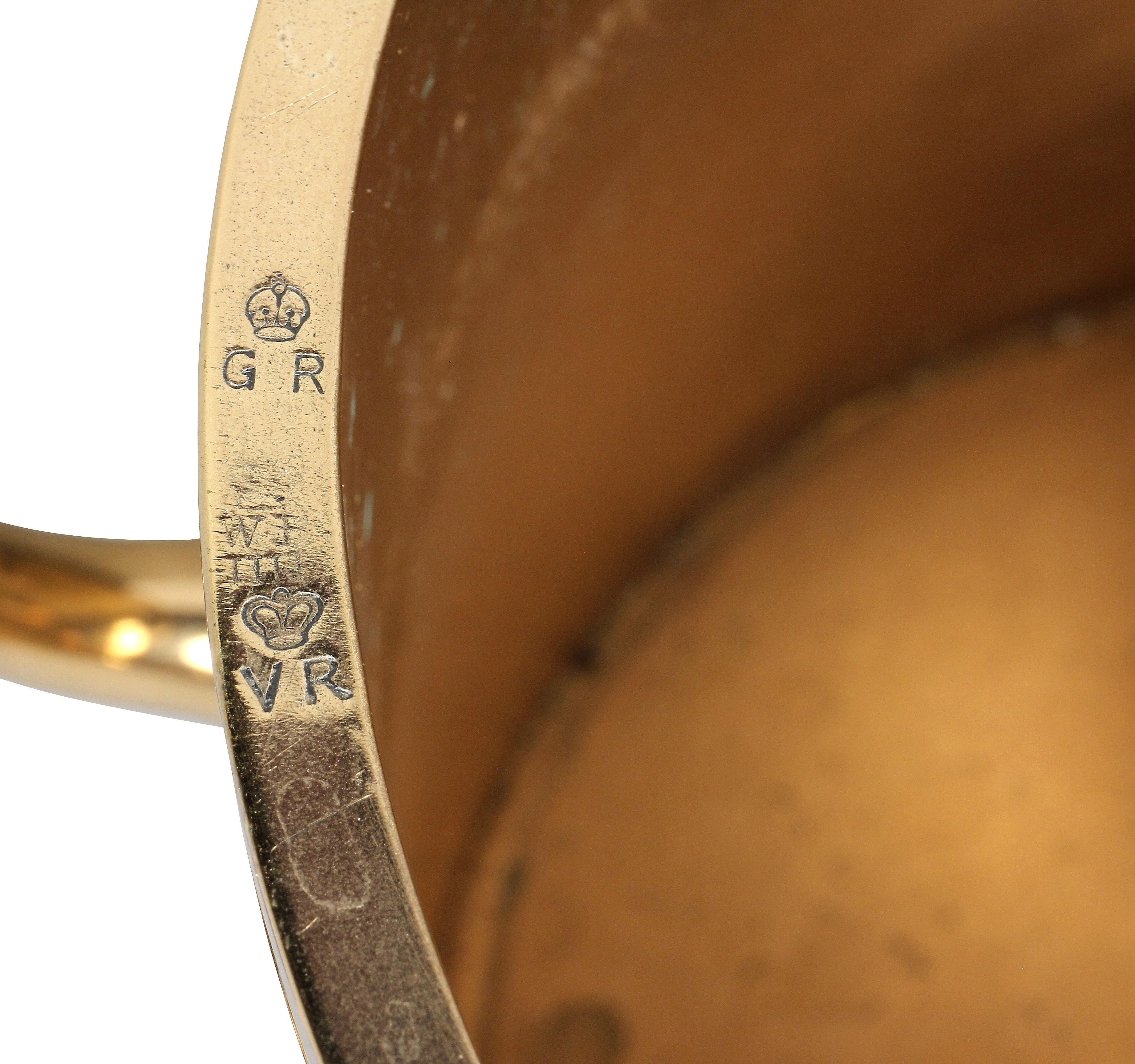 Mid-19th Century Imperial Bronze Gallon Measure from County of Gloucester England Dated 1834