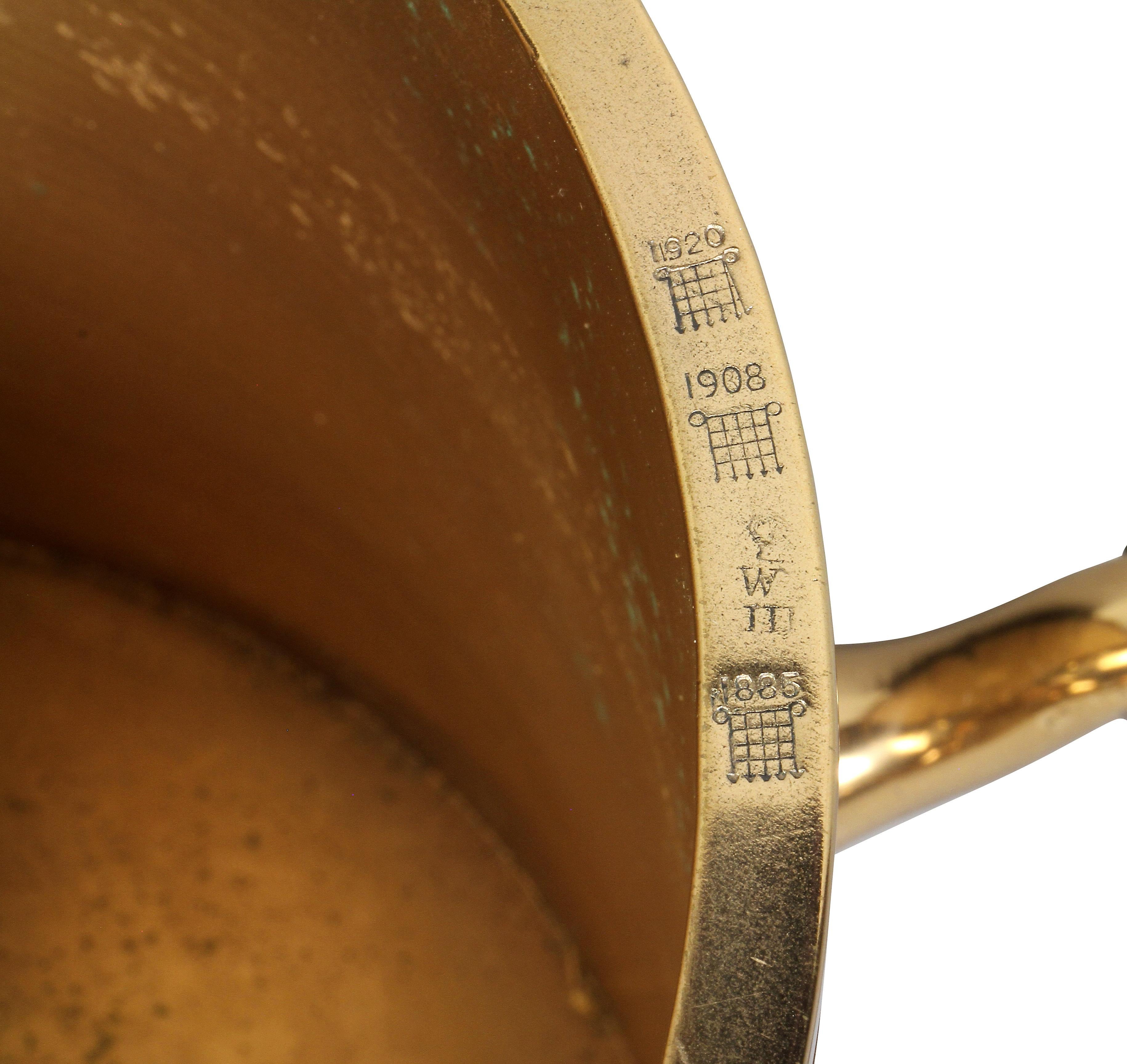 Imperial Bronze Gallon Measure from County of Gloucester England Dated 1834 1