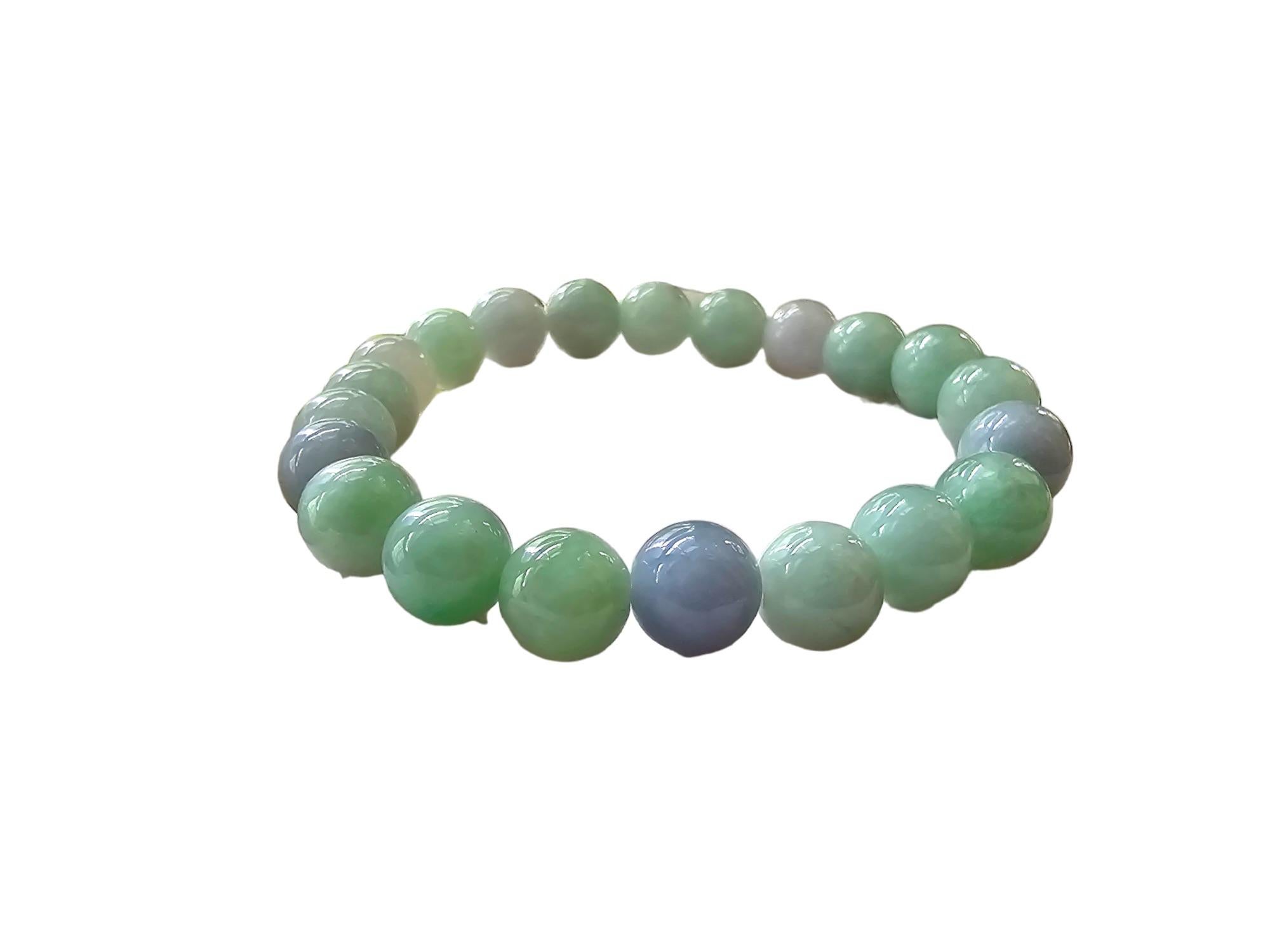 imperial jade bead bracelet