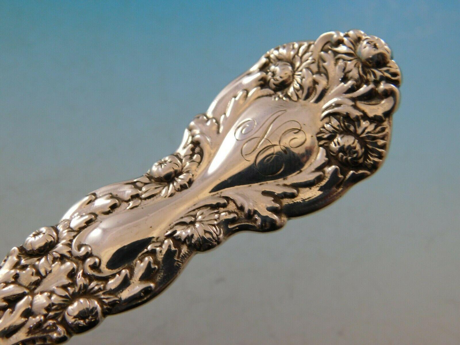 Imperial Chrysanthemum by Gorham Sterling Silver Ice Spoon Pierced Server 2