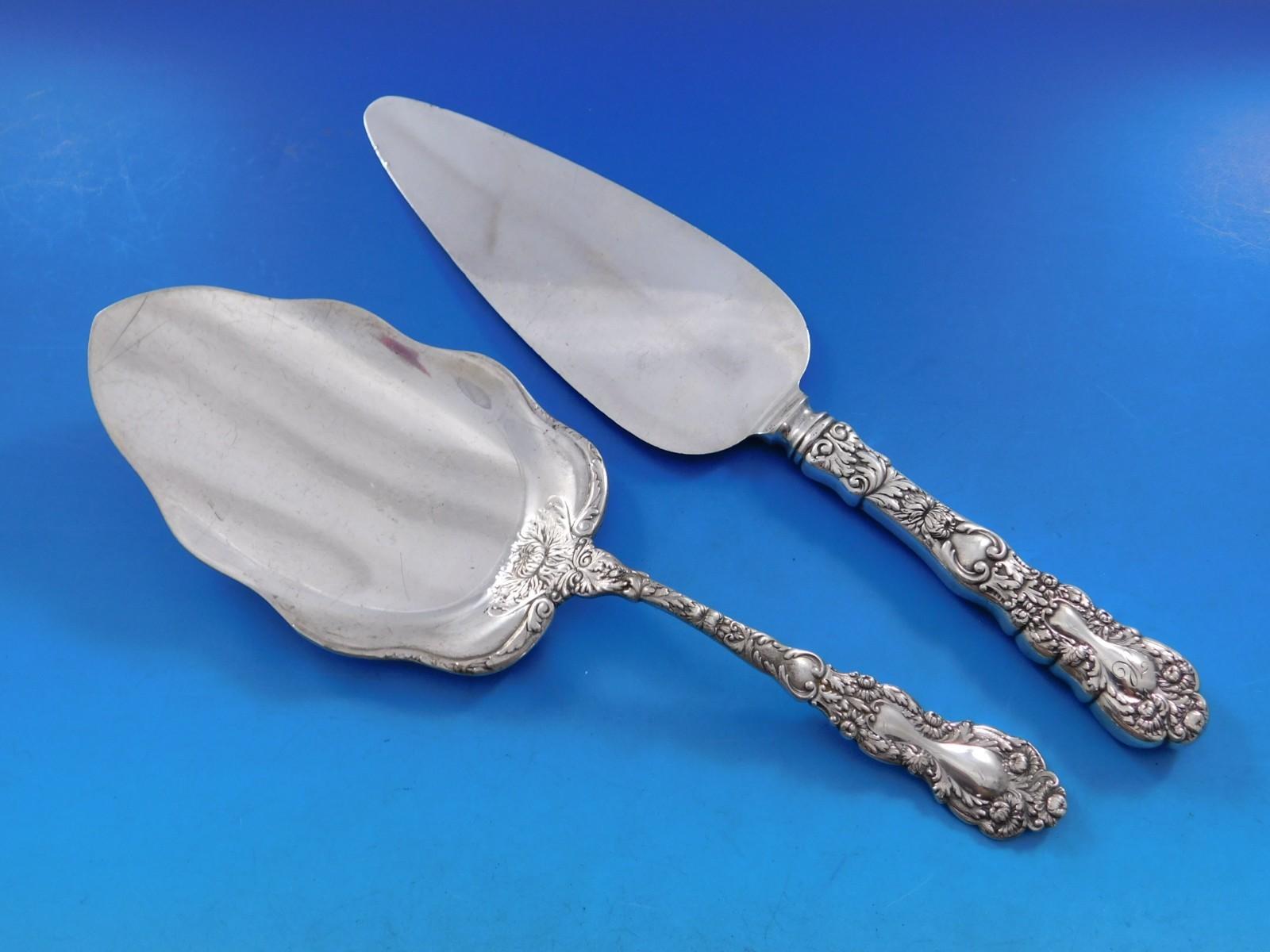 Imperial Chrysanthemum Gorham Set di posate in argento sterling per 8 persone 168 pezzi In condizioni ottime in vendita a Big Bend, WI