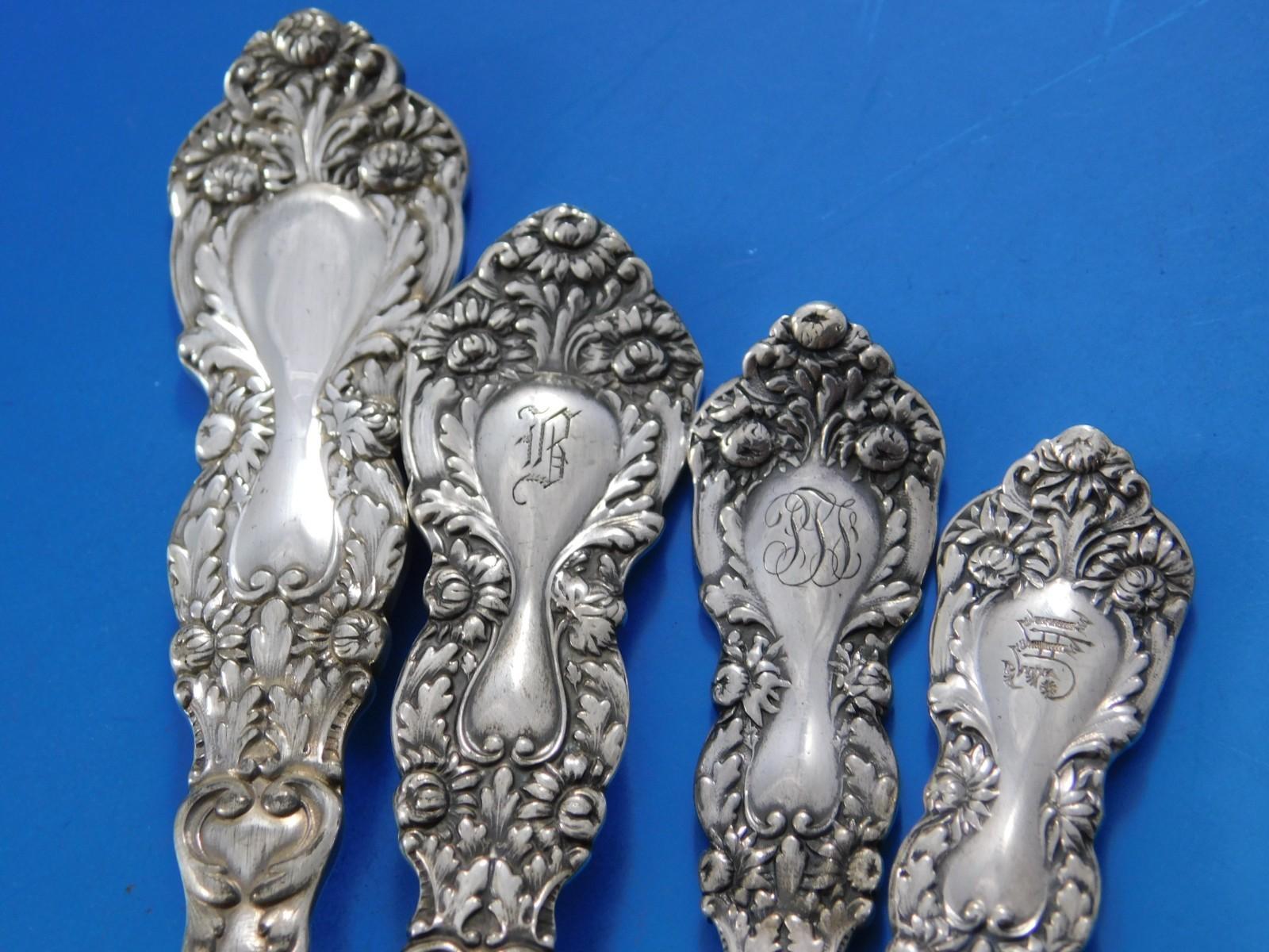 Imperial Chrysanthemum Gorham Set di posate in argento sterling per 8 persone 168 pezzi in vendita 4