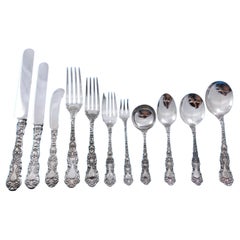 Imperial Chrysanthemum Gorham Sterling Silber Besteck für 8 Personen 168 Stück
