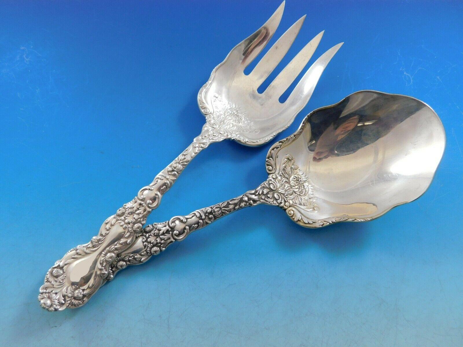 Service de couverts en argent sterling impérial Chrysanthème Gorham Service 105 pièces en vente 4