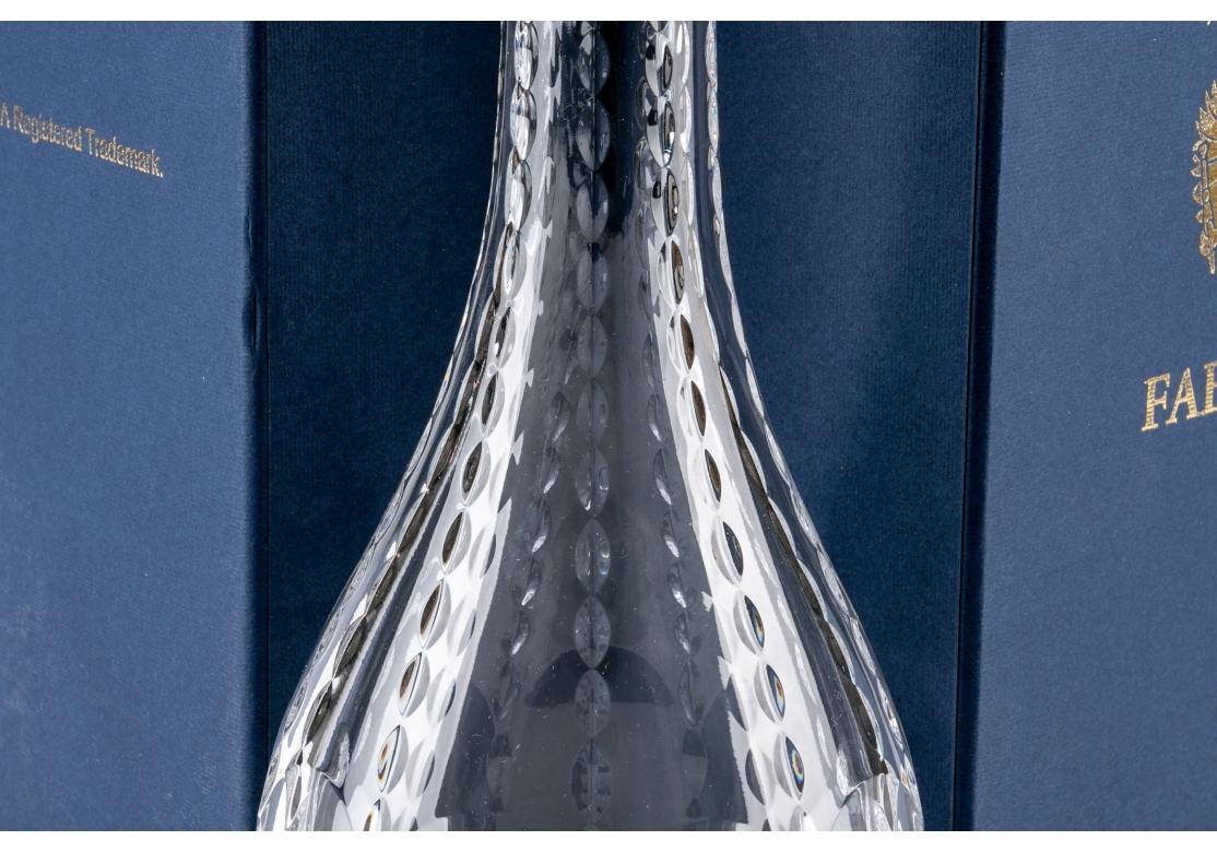 Crystal Imperial Collection Of Faberge Bristol Wine Decanter, Style #540-68 NIB For Sale