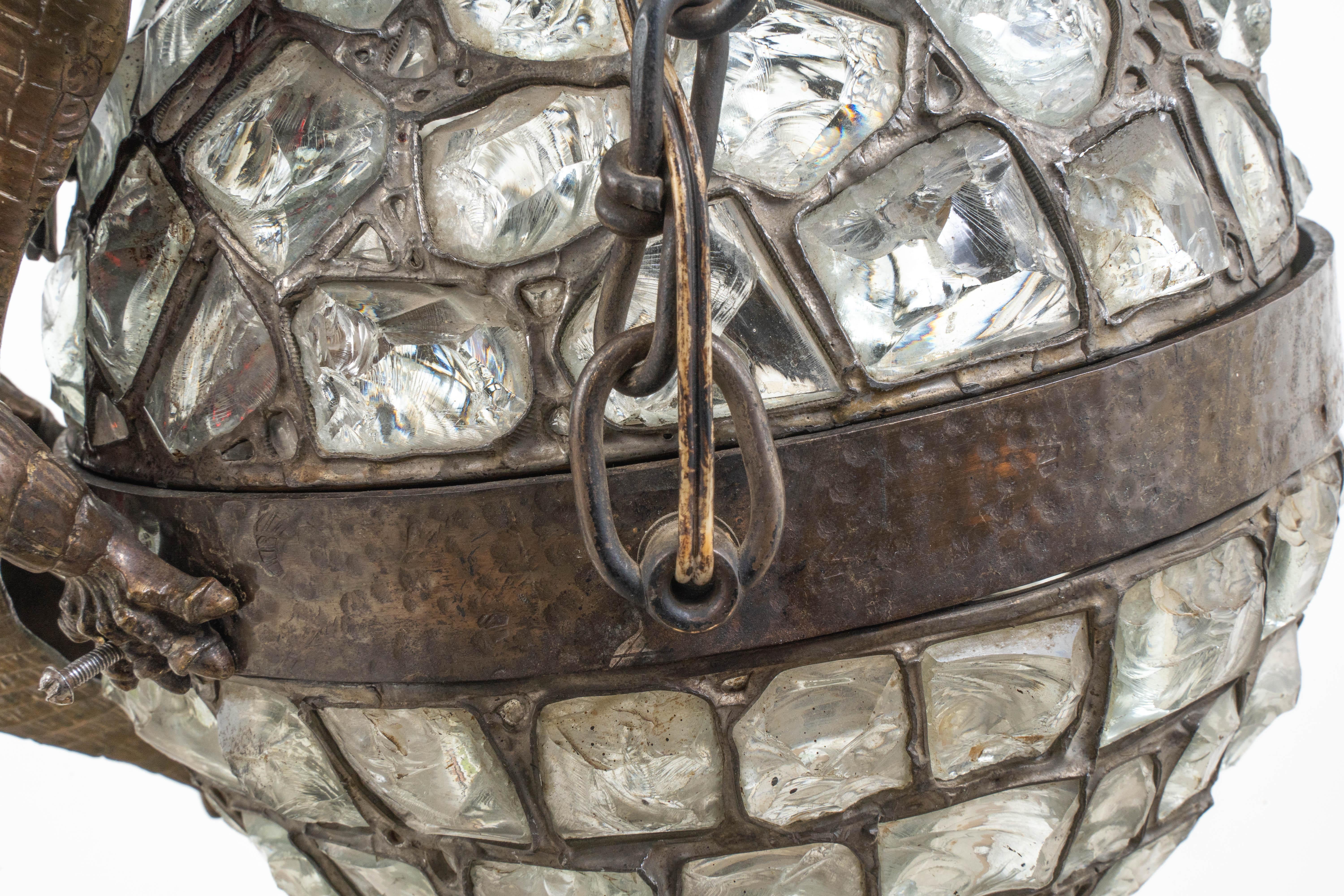 Imperial Crocodile in Tiffany Technique For Sale 8