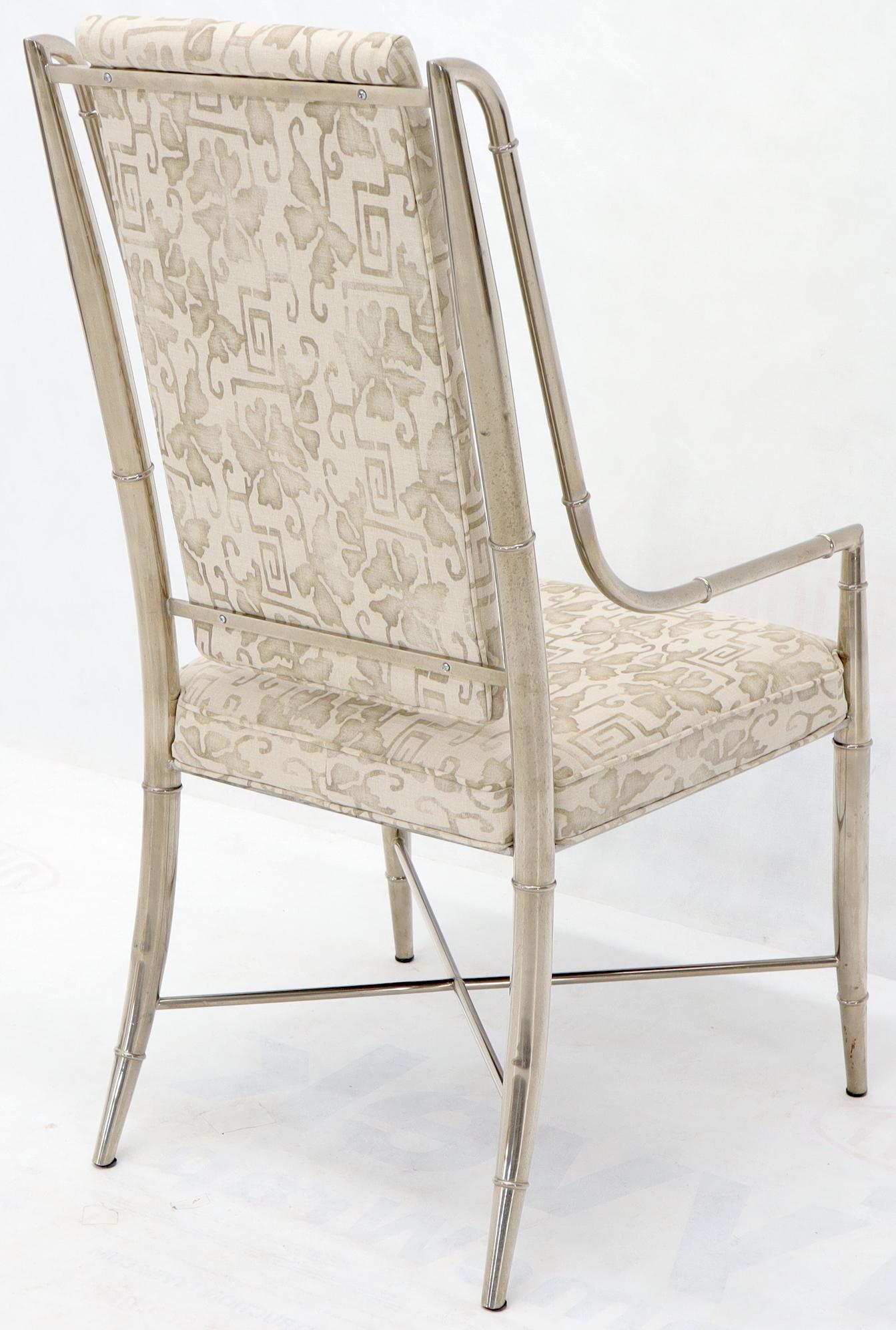 Polished Imperial Dining Room Chair by Weiman / Warren Lloyd for Mastercraft in Chrome
