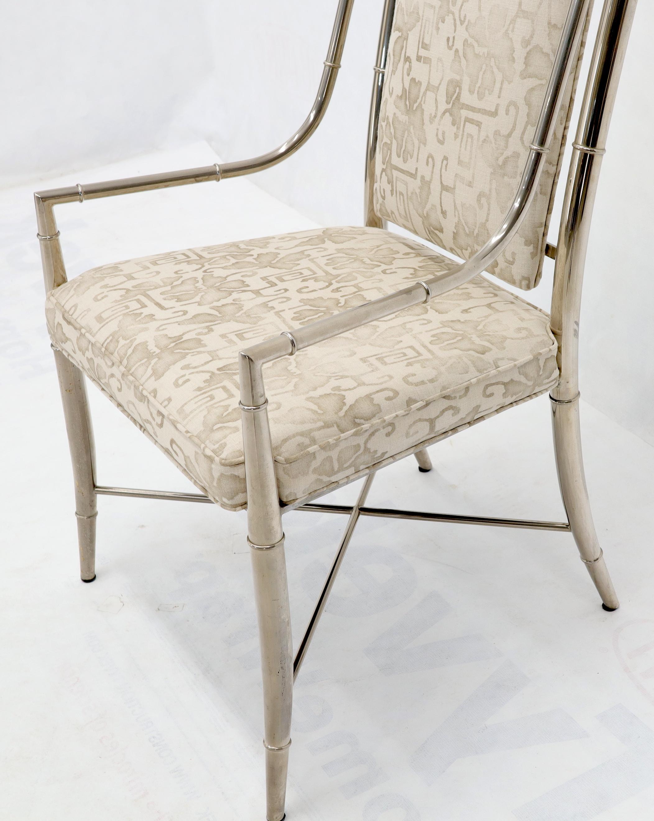 20th Century Imperial Dining Room Chair by Weiman / Warren Lloyd for Mastercraft in Chrome