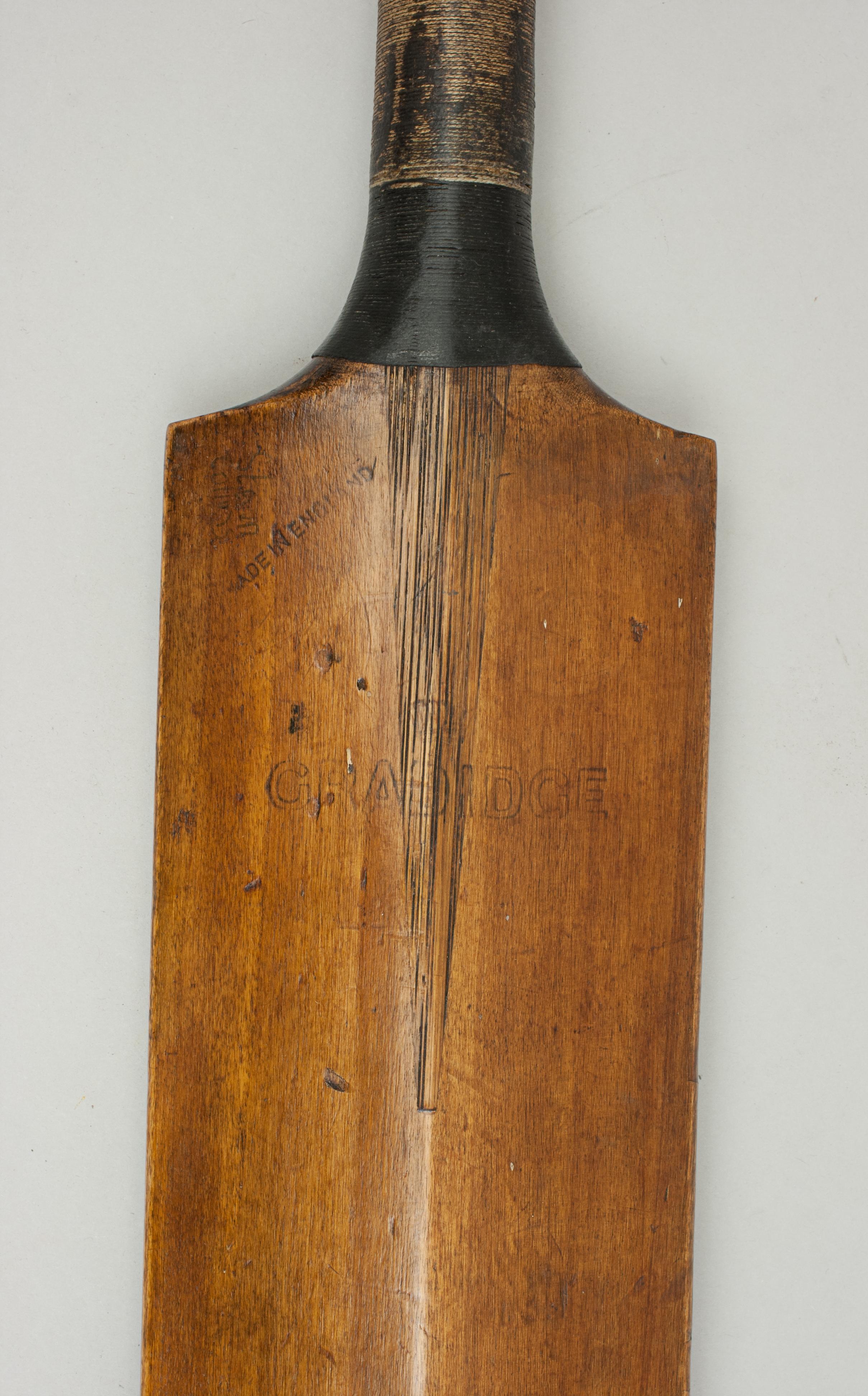 English Imperial Driver, Gradidge Cricket Bat