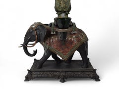 Imperial Elephant Candelabrum, Early 20th Century