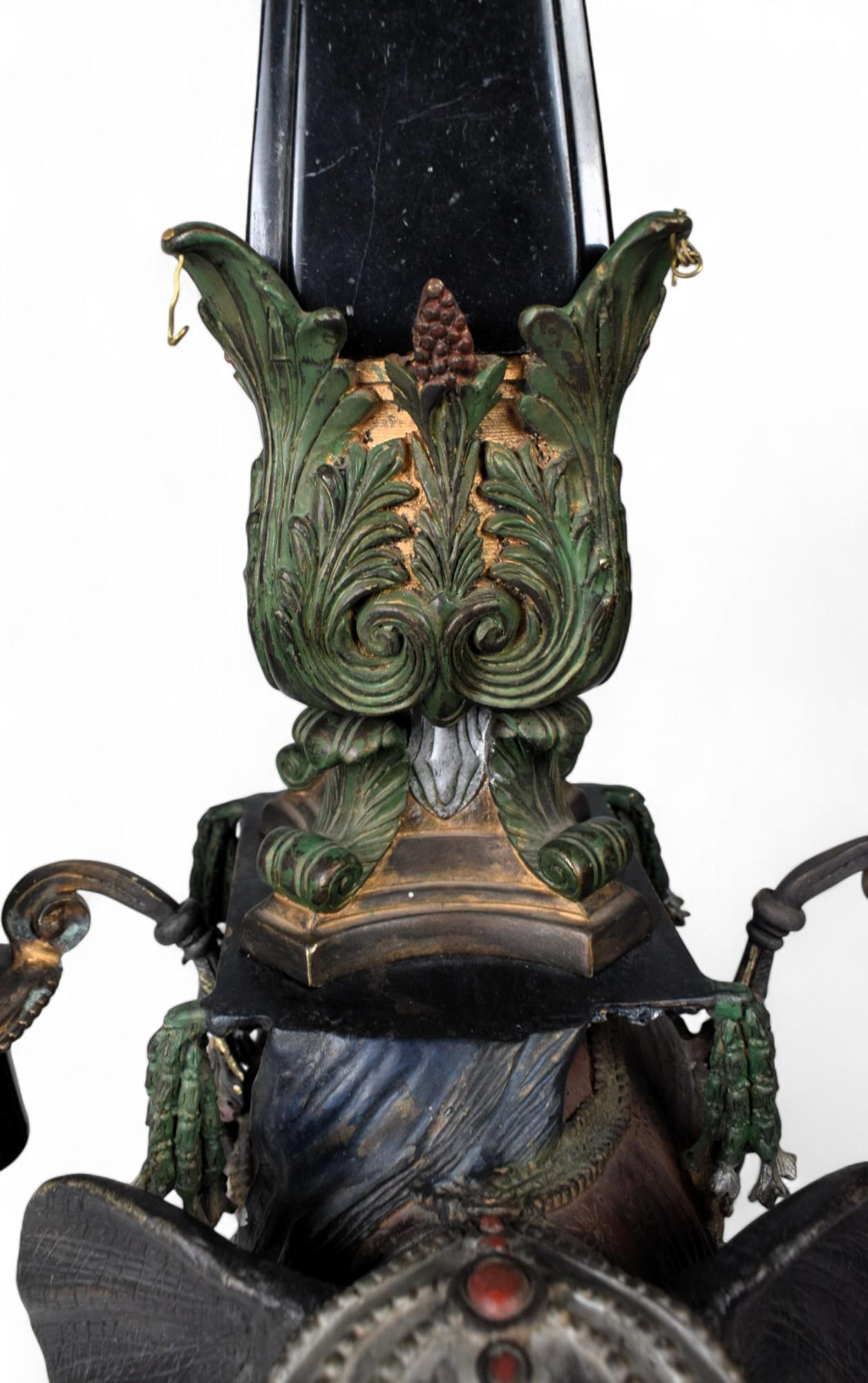 Bronze Imperial Elephant Candelabrum, Early 20th Century For Sale