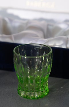 Imperial FABERGE Crystal Vodka NAZDROVIA shot glasses