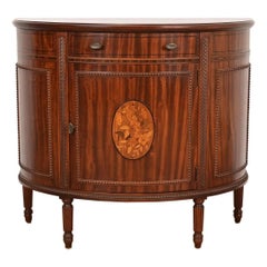 Imperial Furniture French Regency Louis XVI Mahogany Cabinet, Newly Refinished