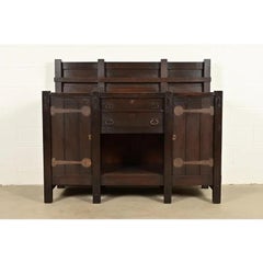 Imperial Furniture Grand Rapids Mission Oak Arts & Crafts Sideboard, Circa 1900