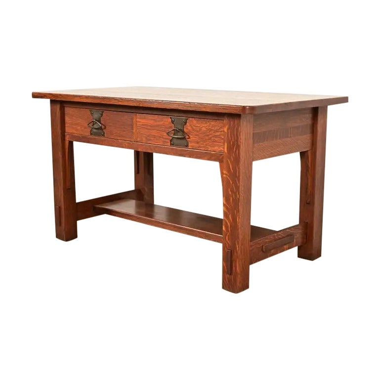 Bureau « Mission Arts & Crafts » de style Mission Arts & Crafts de la marque Imperial Furniture, CIRCA 1910 en vente