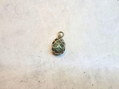 Imperial Gilt Silver Egg Fluorite Pendant, Workmaster Alfred Thielemann