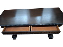 Console impériale Grand Rapids en acajou de conception Tudor