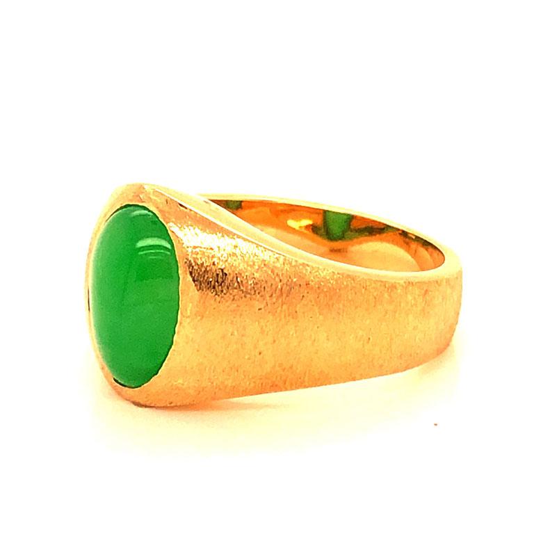 jade ring gold