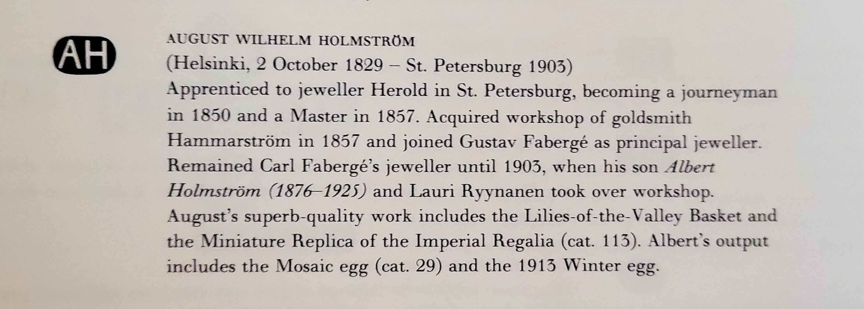 Pendentif en forme d'œuf en émail guilloché doré, maître d'œuvre August Holmström en vente 8