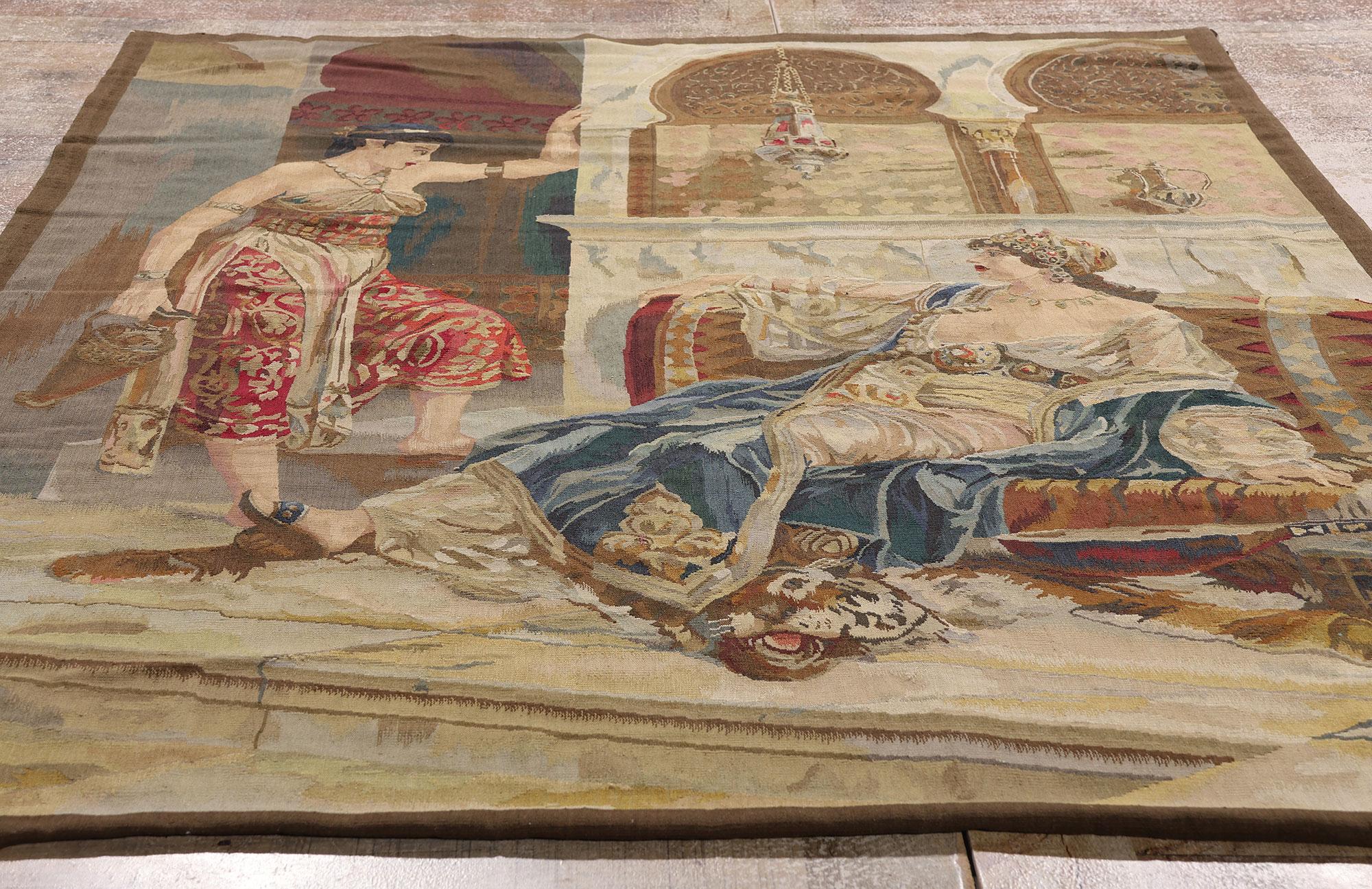 Imperial Harem-Wandteppich inspiriert von Odalisque von Pierre-Auguste Renoir im Zustand „Neu“ im Angebot in Dallas, TX