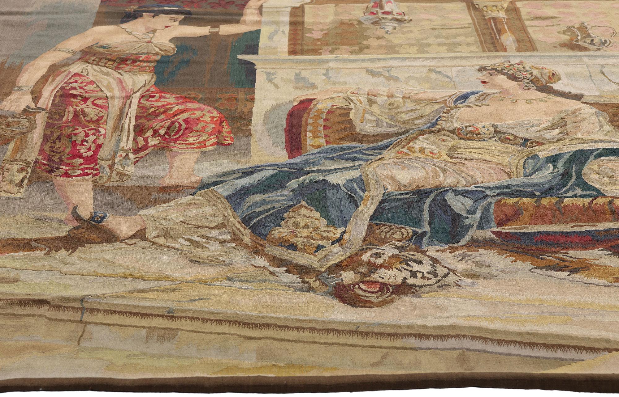 Imperial Harem-Wandteppich inspiriert von Odalisque von Pierre-Auguste Renoir (Wolle) im Angebot
