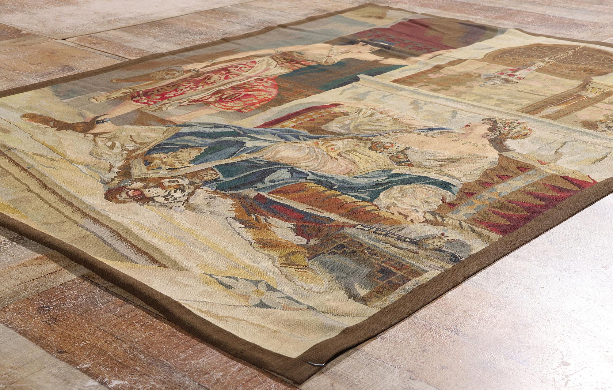 Imperial Harem-Wandteppich inspiriert von Odalisque von Pierre-Auguste Renoir (Chinesisch) im Angebot