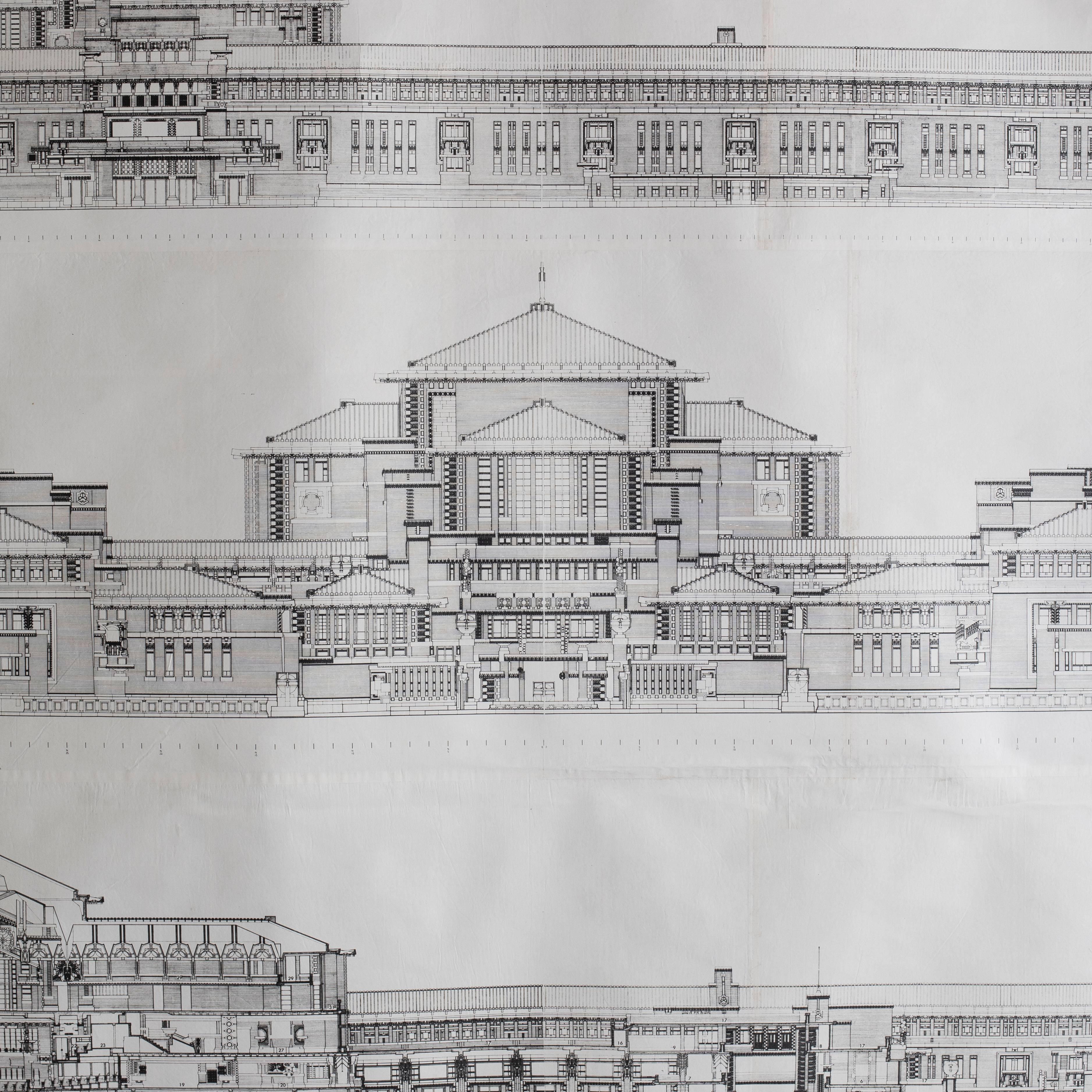 Imperial Hotelplans (Moderne der Mitte des Jahrhunderts) im Angebot