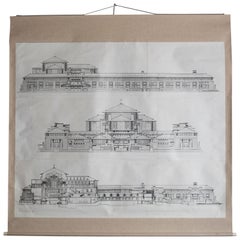 Imperial Hotel Plans by Frank Lloyd Wright