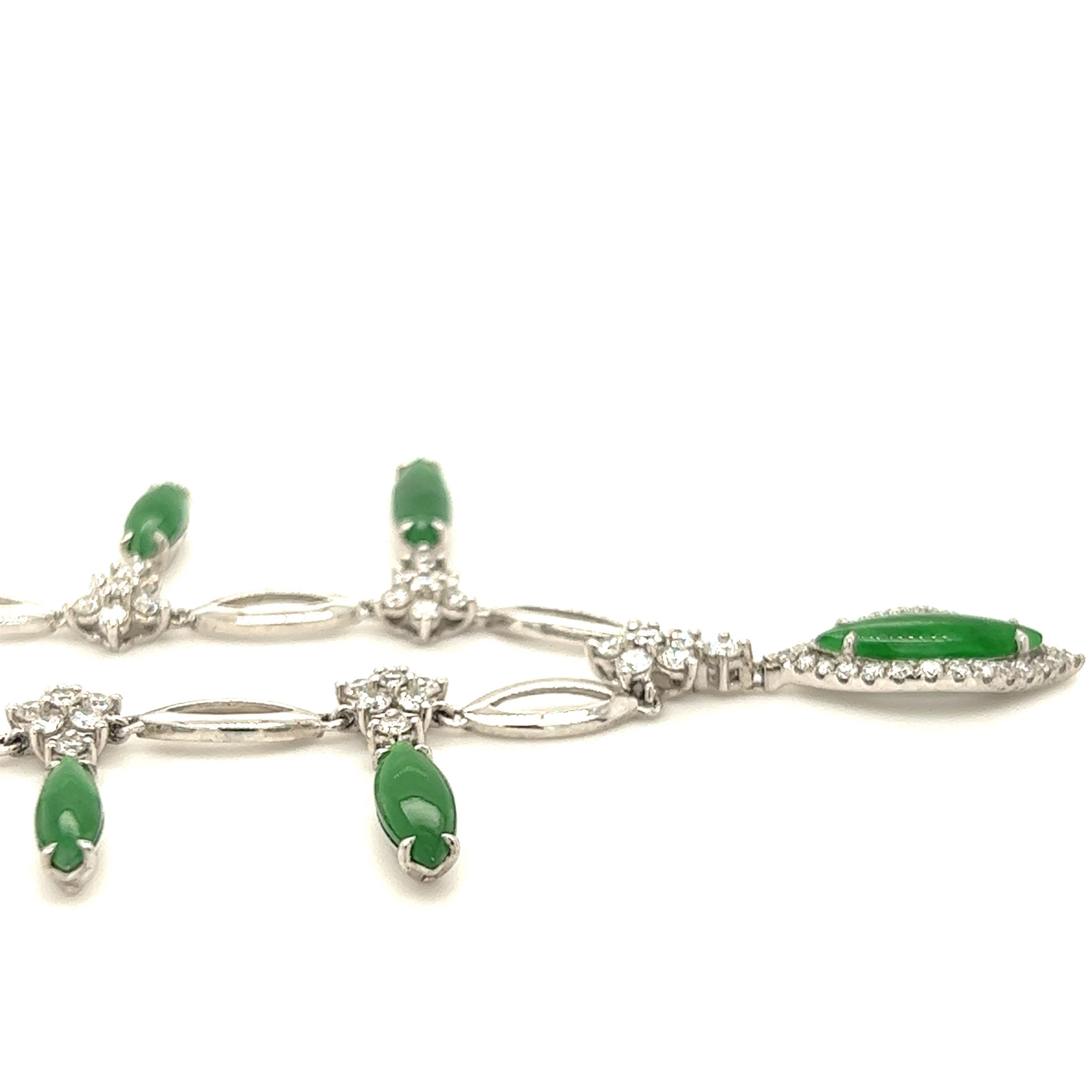 jade and diamond necklace