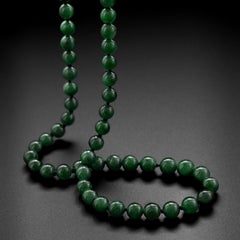 Fine Jade Necklace Certified Untreated