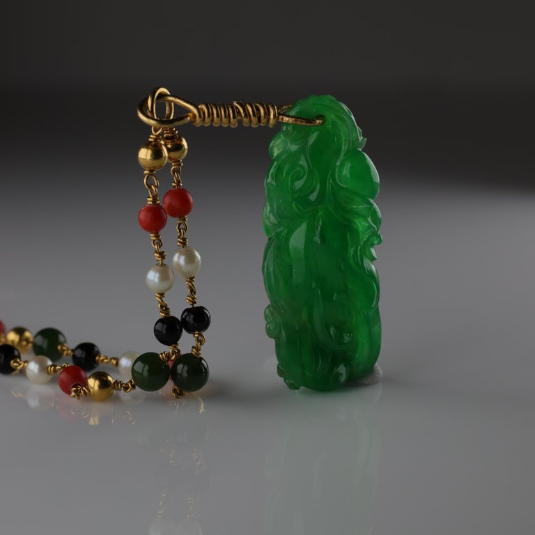 Jade Pendant as Seen in The New York Times and Town and Country For