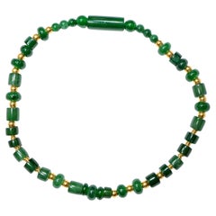 Imperial Jadeite Jade Beaded Bracelet