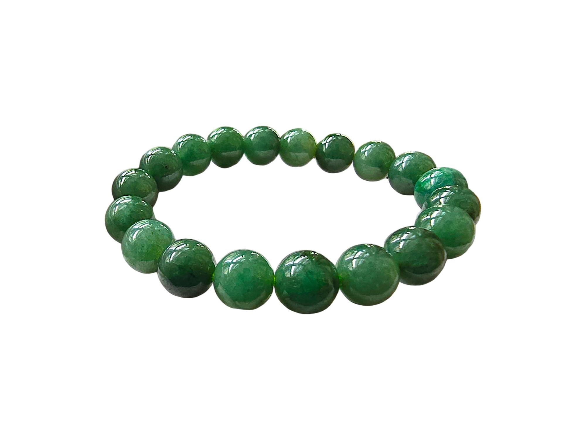 green bead bracelet meaning