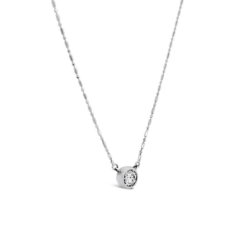 18ct White Gold Diamond Fancy Link Necklace In New Condition For Sale In Sydney, NSW