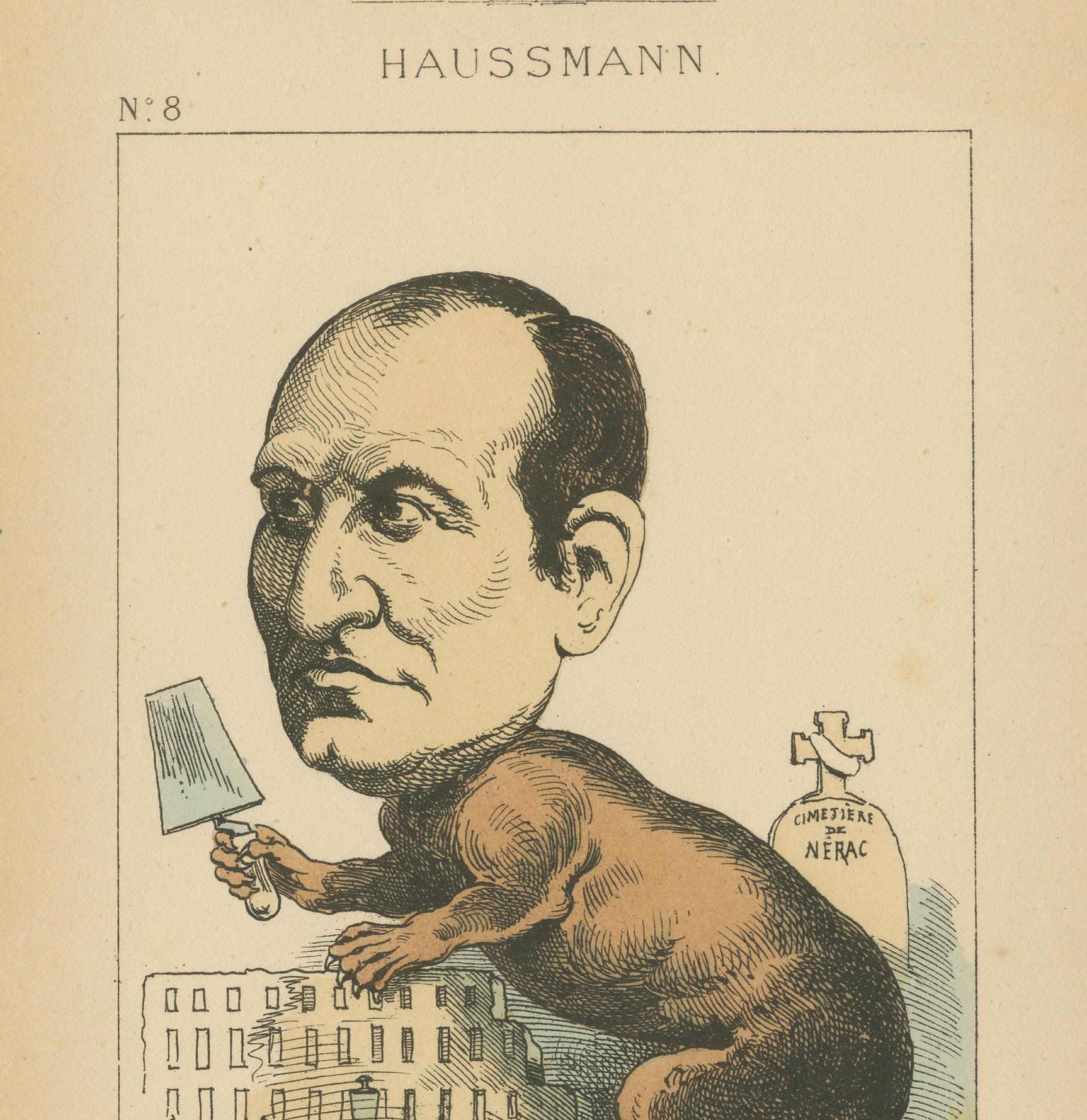 Menagerie impériale : Baron Haussmann - Le carquois (activité - Profit), 1870 Bon état - En vente à Langweer, NL