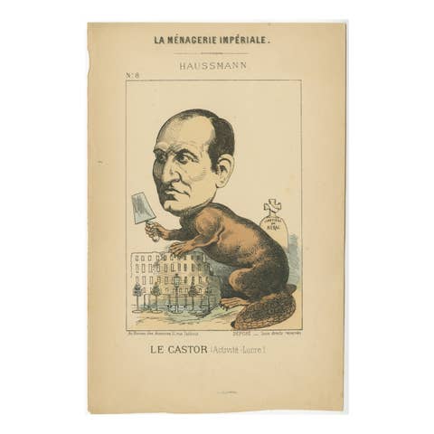 Imperial Menagerie: Baron Haussmann - The Beaver (Activity - Profit), 1870