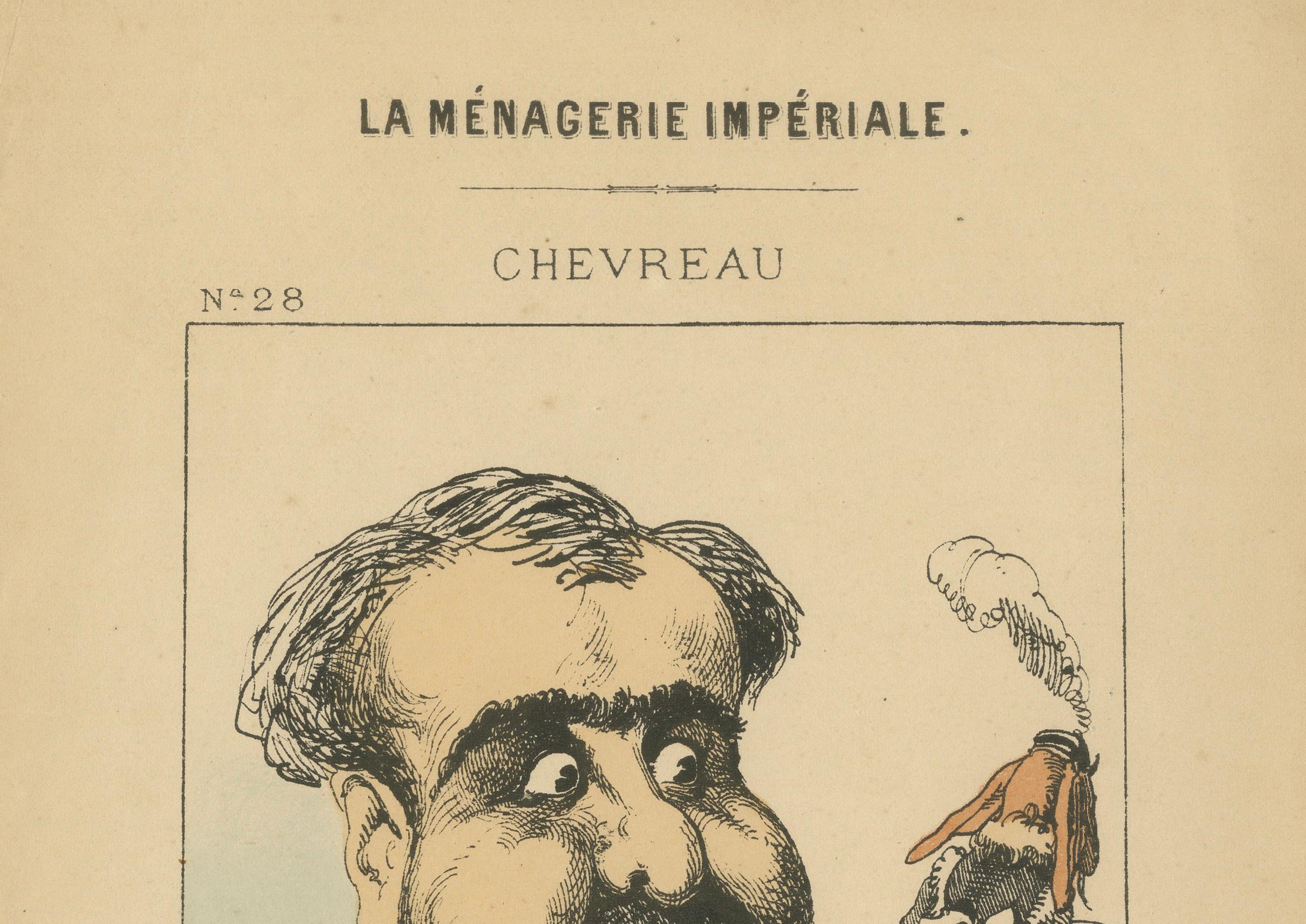 Imperial Menagerie: Chevreau – Die Ziege (Odor della Feminiata), 1870 (Spätes 19. Jahrhundert) im Angebot