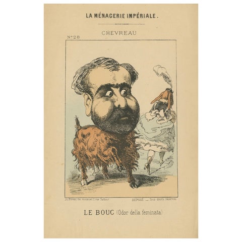 Imperial Menagerie: Chevreau - The Goat (Odor della feminiata), 1870